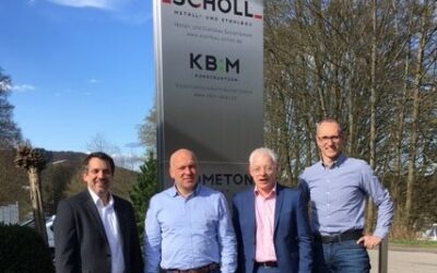 Besuch von Hr. Staatssekretär Barke bei SCHOLL in Hasborn